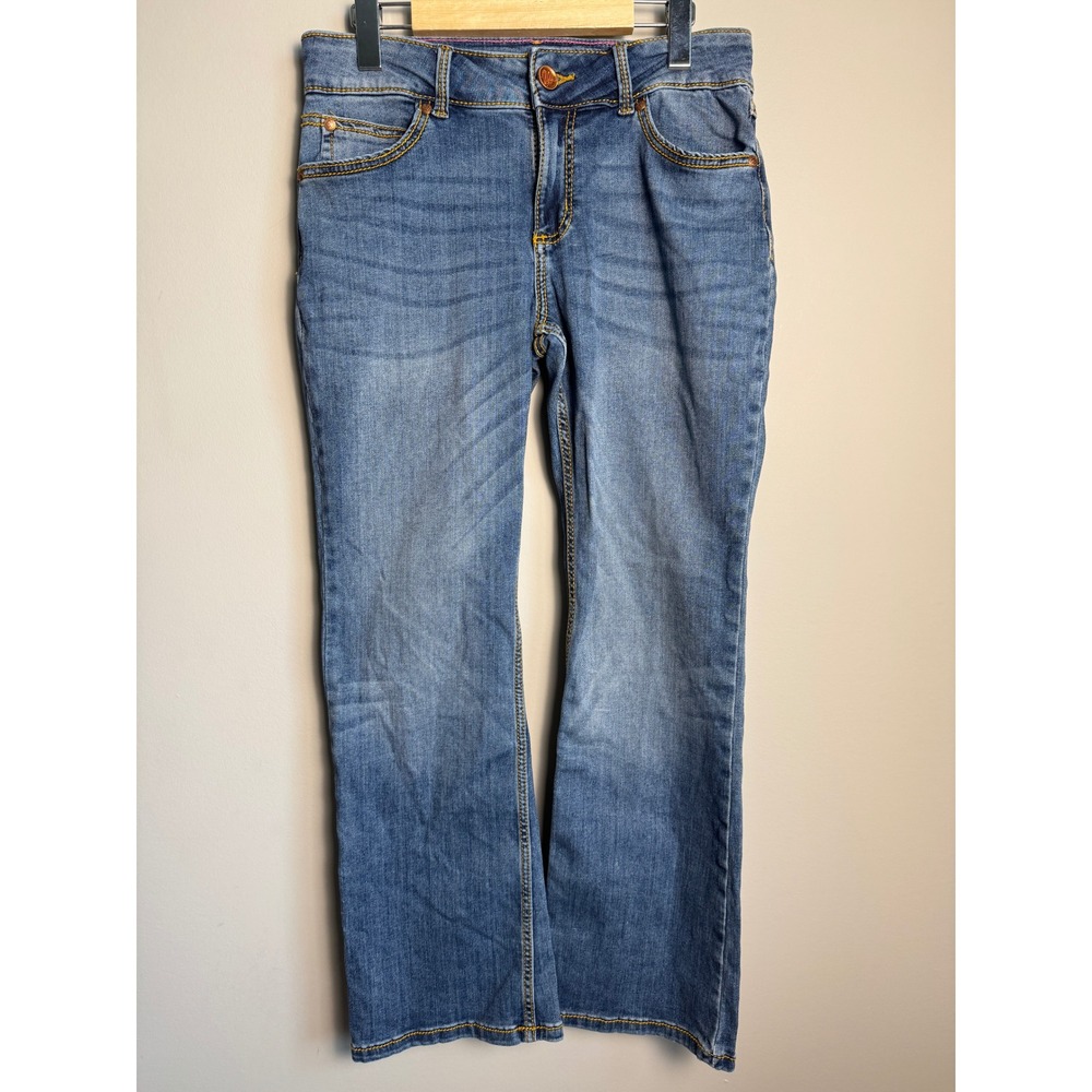 Wrangler Boot Cut Blue Jeans Women's 9/10 1009MWZKM Western Boho Cowgirl Retro